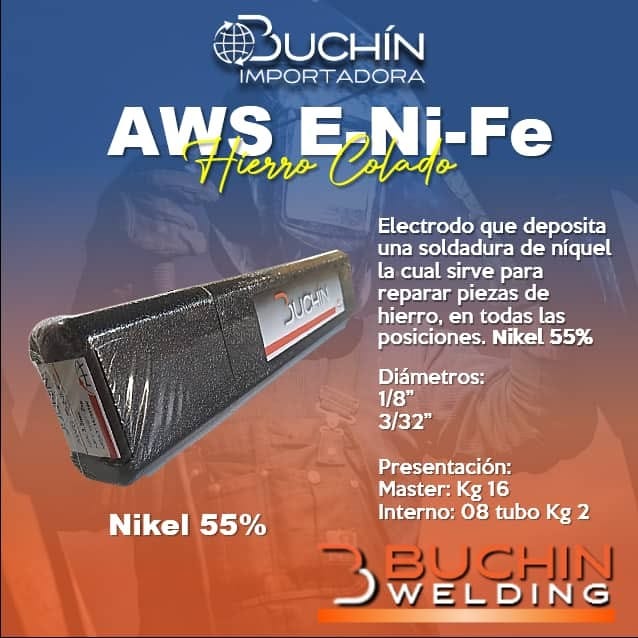 ELÉCTRODO E-NiFe-CI (Ni55%) - 1/8